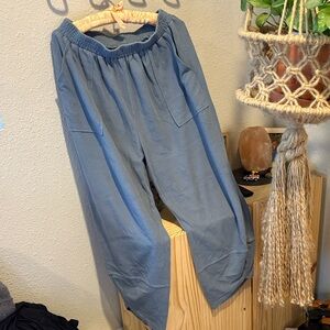 2 pairs of Amazon wide leg casual barrel pant (free people copycat) Sz XL COMBO